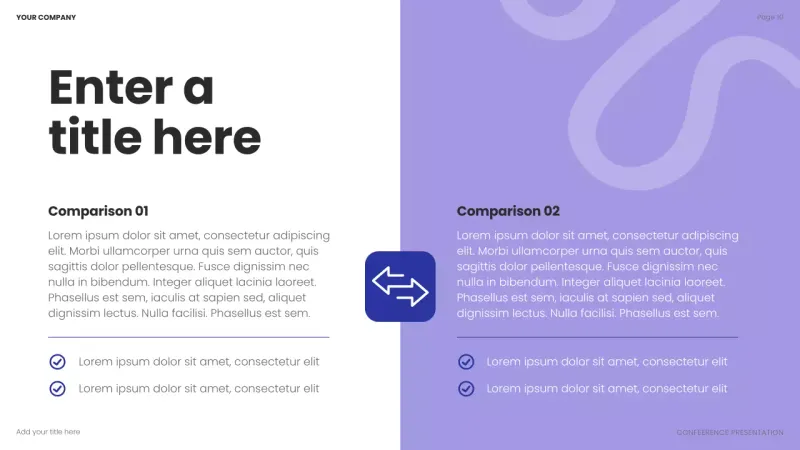 Blue Modern Conference Presentation