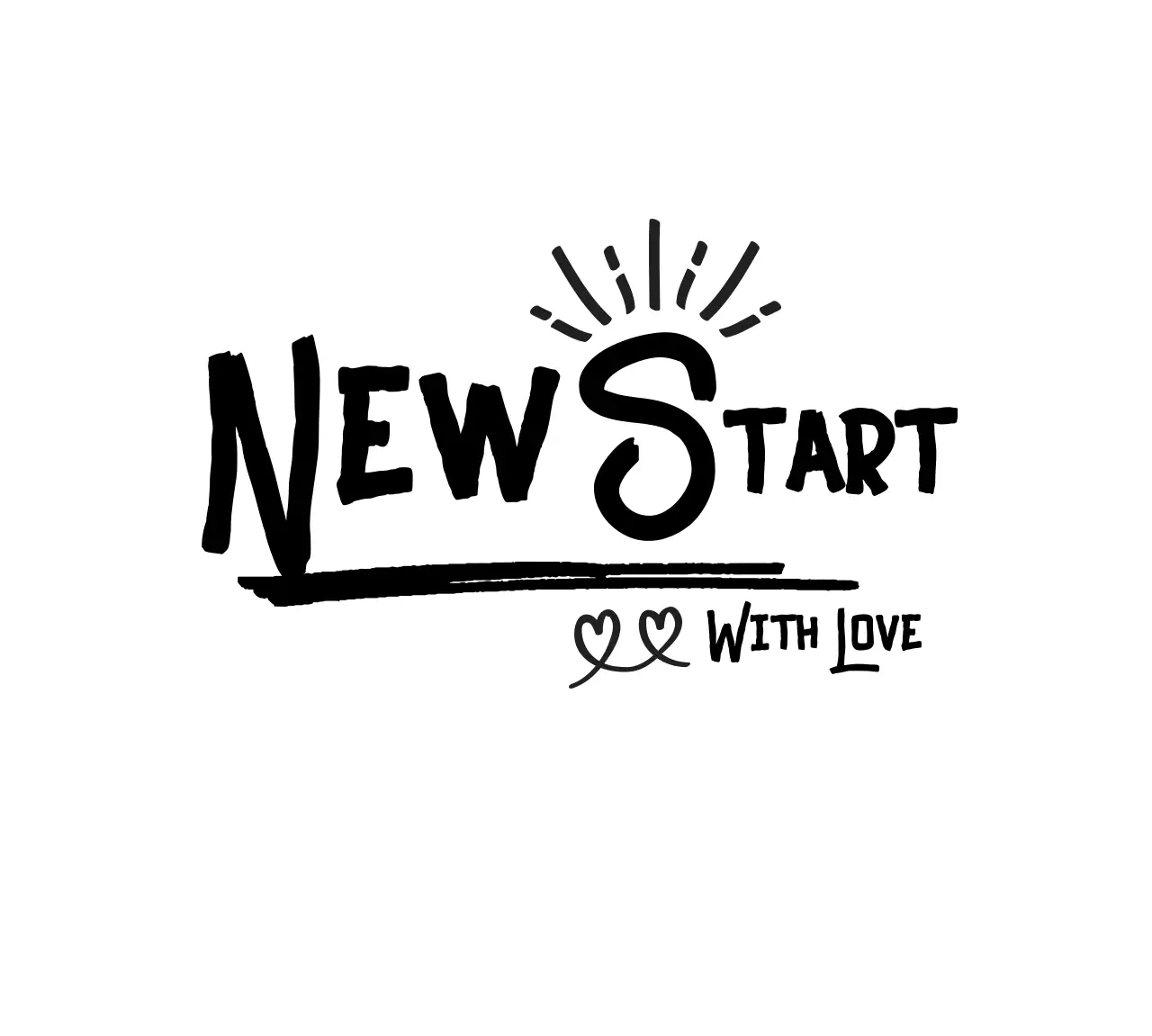 黒 シンプル メッセージ ロゴ シンプルフレーズ