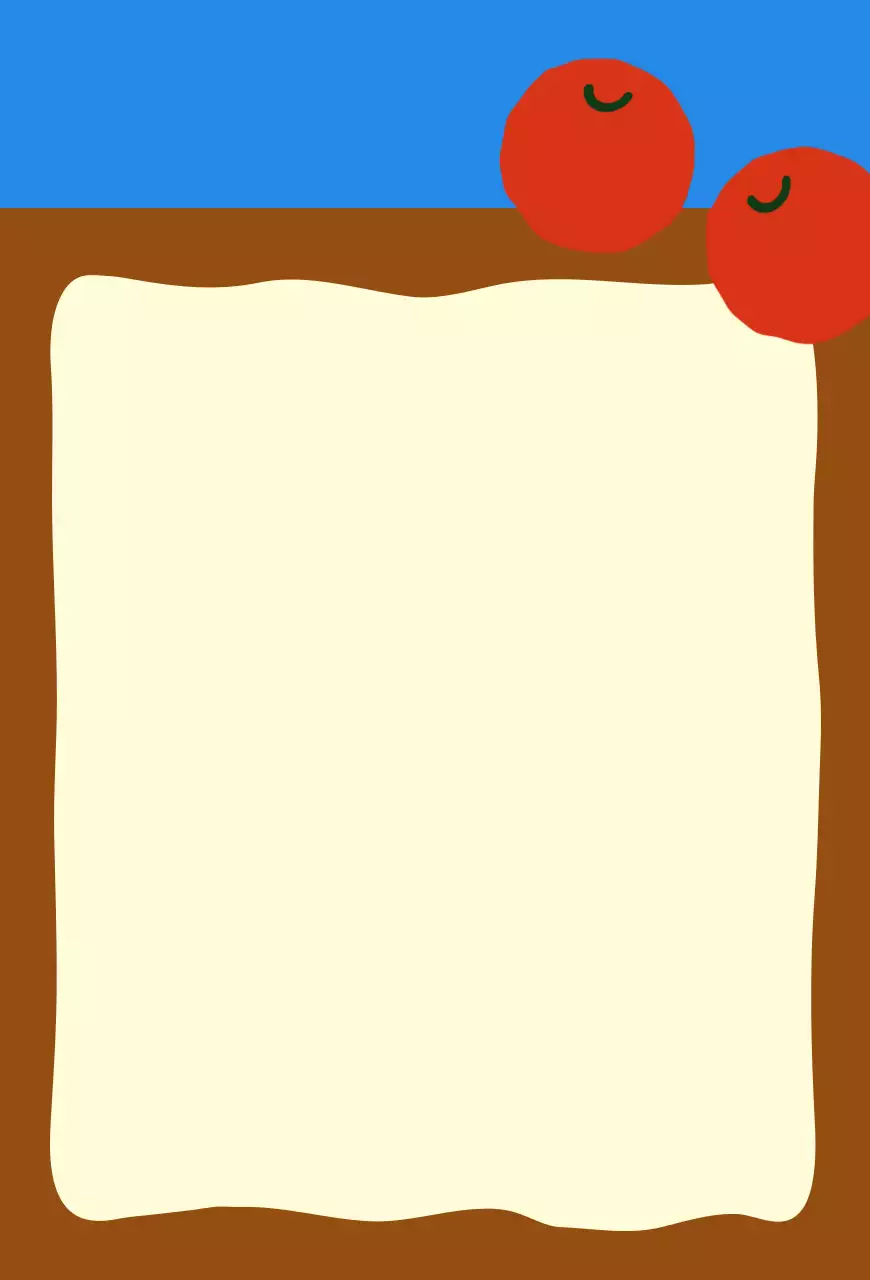 파랑 전통 추석 인사