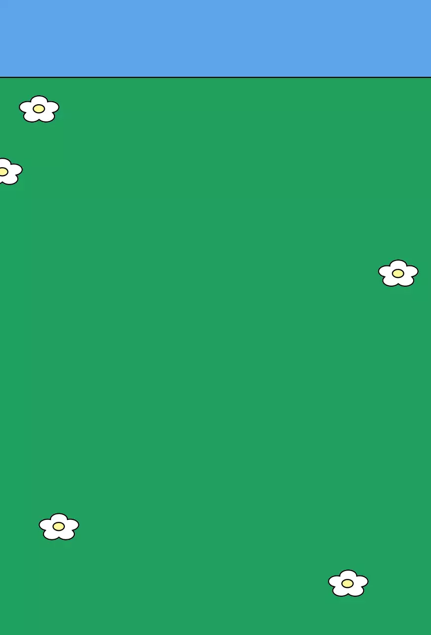 하늘색 아기자기한 추석 기념