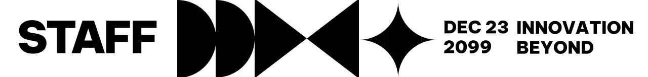 黒 モダン イベント チケット  図形テキスト