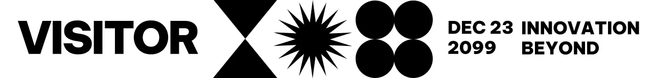 黒 モダン イベント チケット  図形テキスト