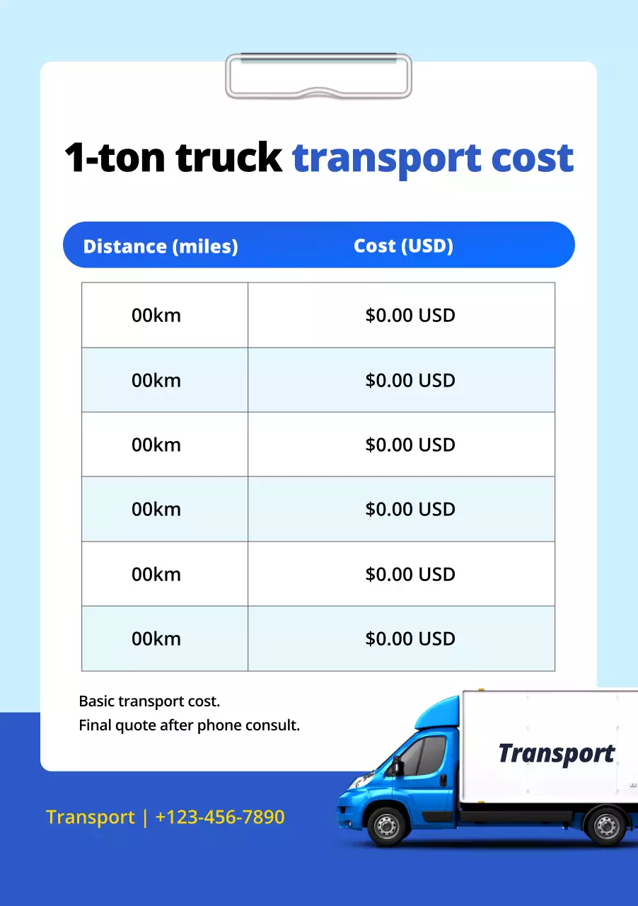 informasi transportasi modern biru