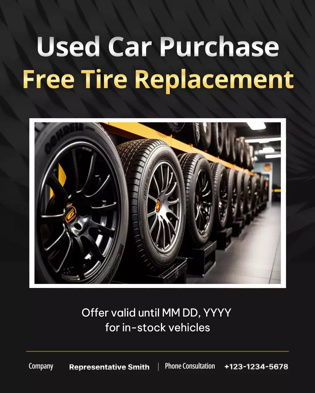 promoção de venda de carros modernos pretos