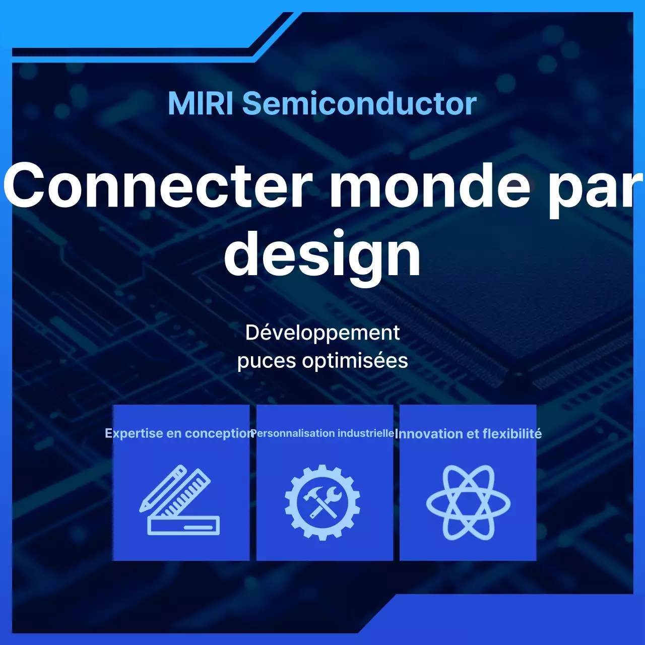 Matériel pédagogique Blue Modern Semiconductor