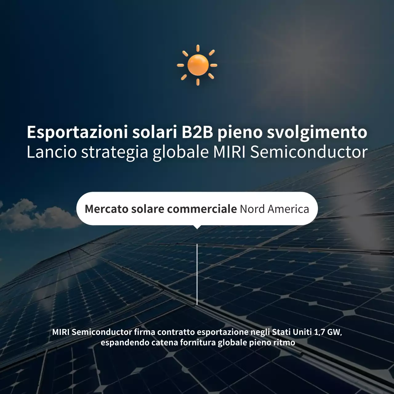 Promozione Blue Modern Solar