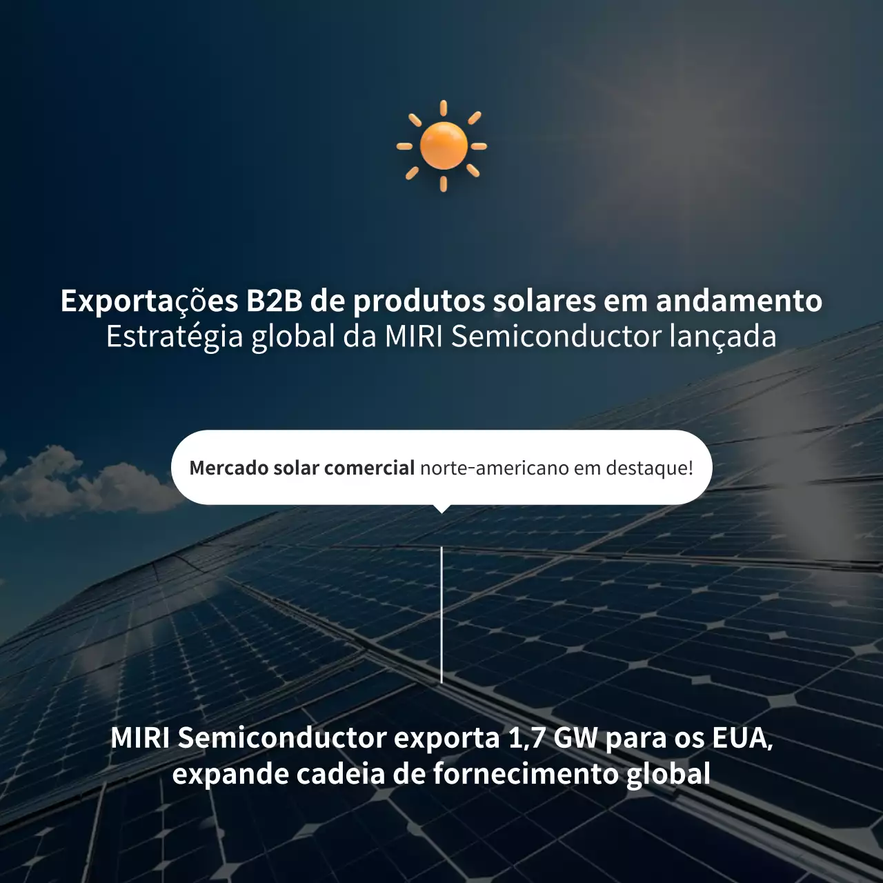 Promoção Solar Moderna Azul