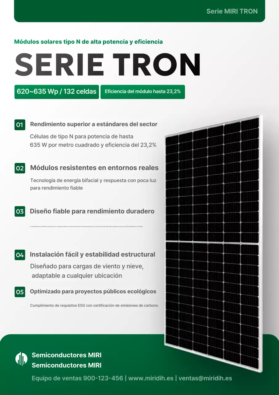 Publicidad solar moderna y ecológica