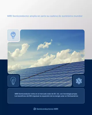 Anuncio solar moderno azul