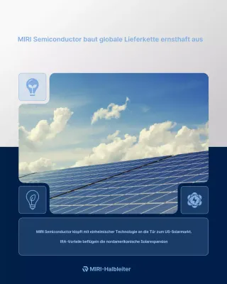 Blaue moderne Solarwerbung