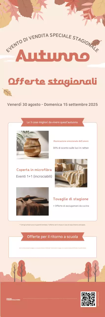 Promozione autunnale semplice beige