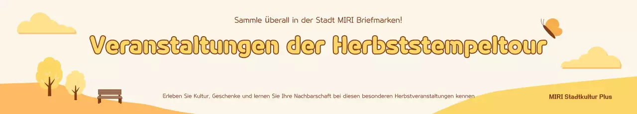 Beige Simple Fall Event