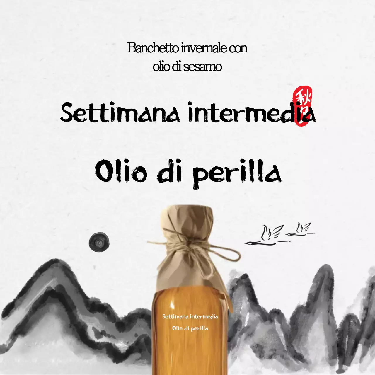 Promozione delle festività tradizionali beige