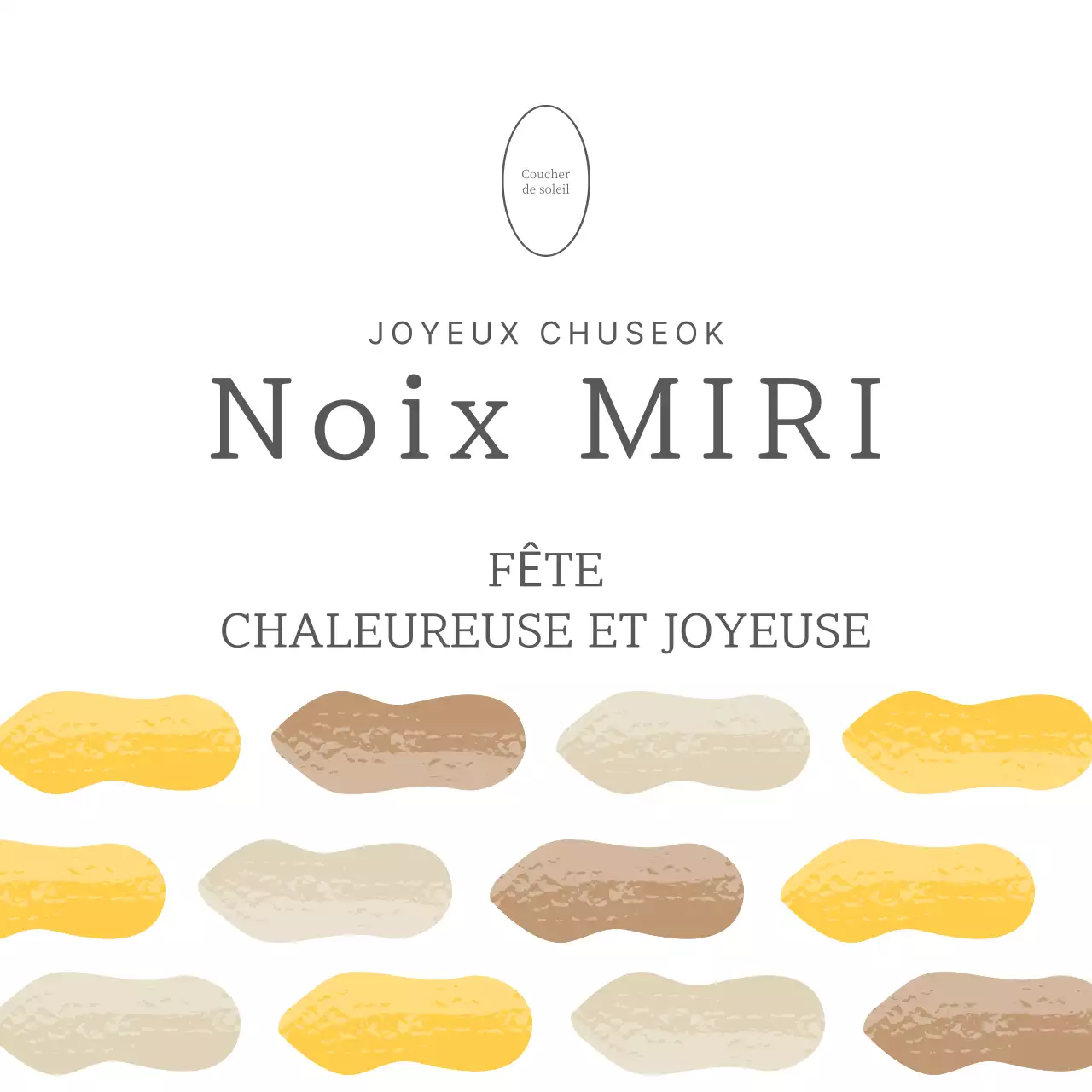 Célébration traditionnelle beige de Chuseok