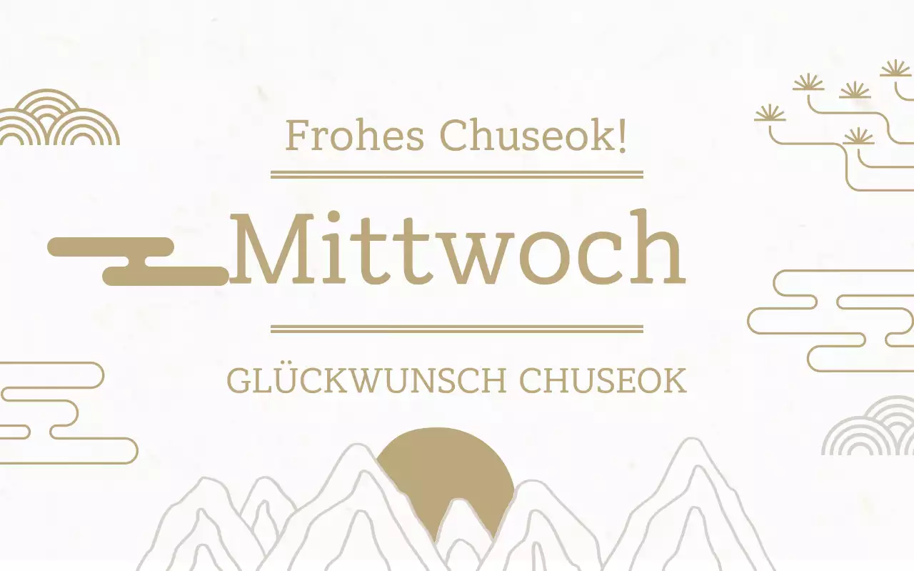 Beiges traditionelles Chuseok-Fest