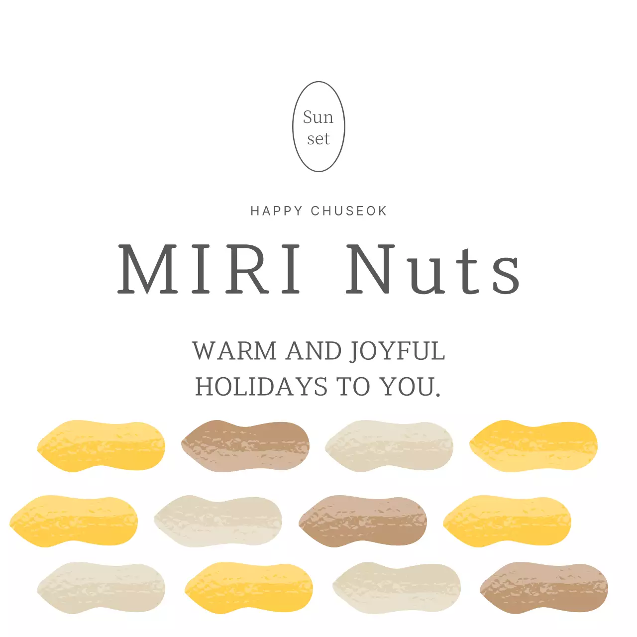 Yellow Traditional Chuseok Event