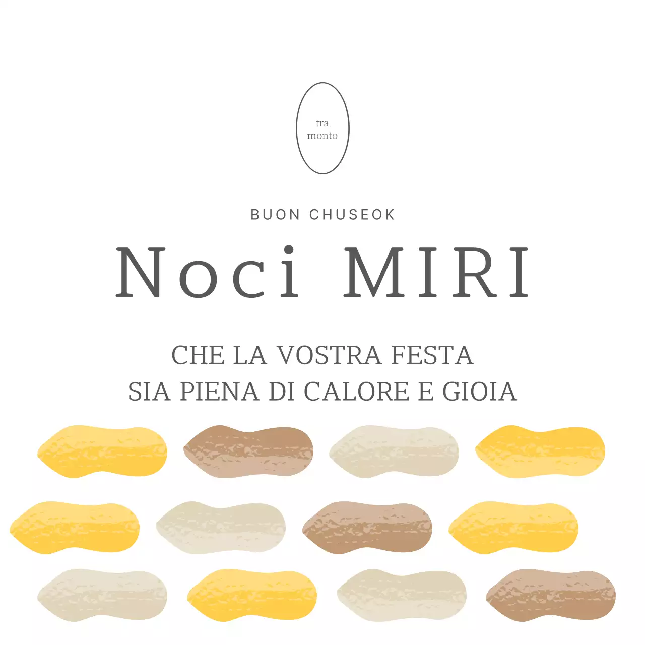 Evento tradizionale Chuseok giallo