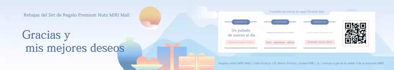 Promoción de eventos de salud simple Sky Blue