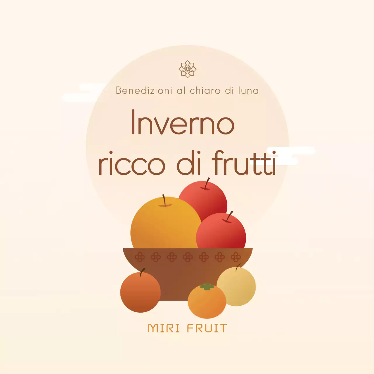 Promozione delle festività tradizionali beige