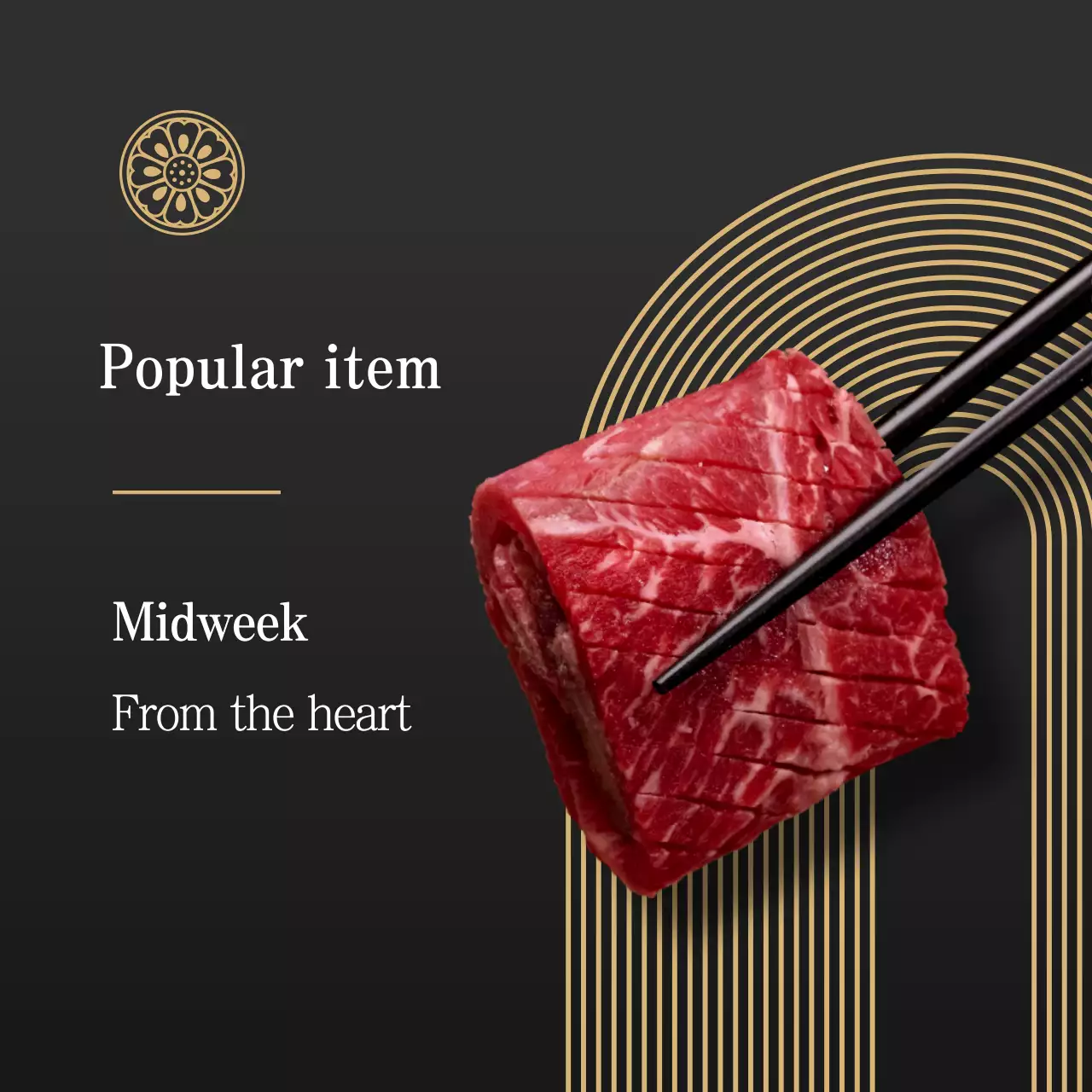 Quảng cáo kỳ nghỉ sang trọng màu đen