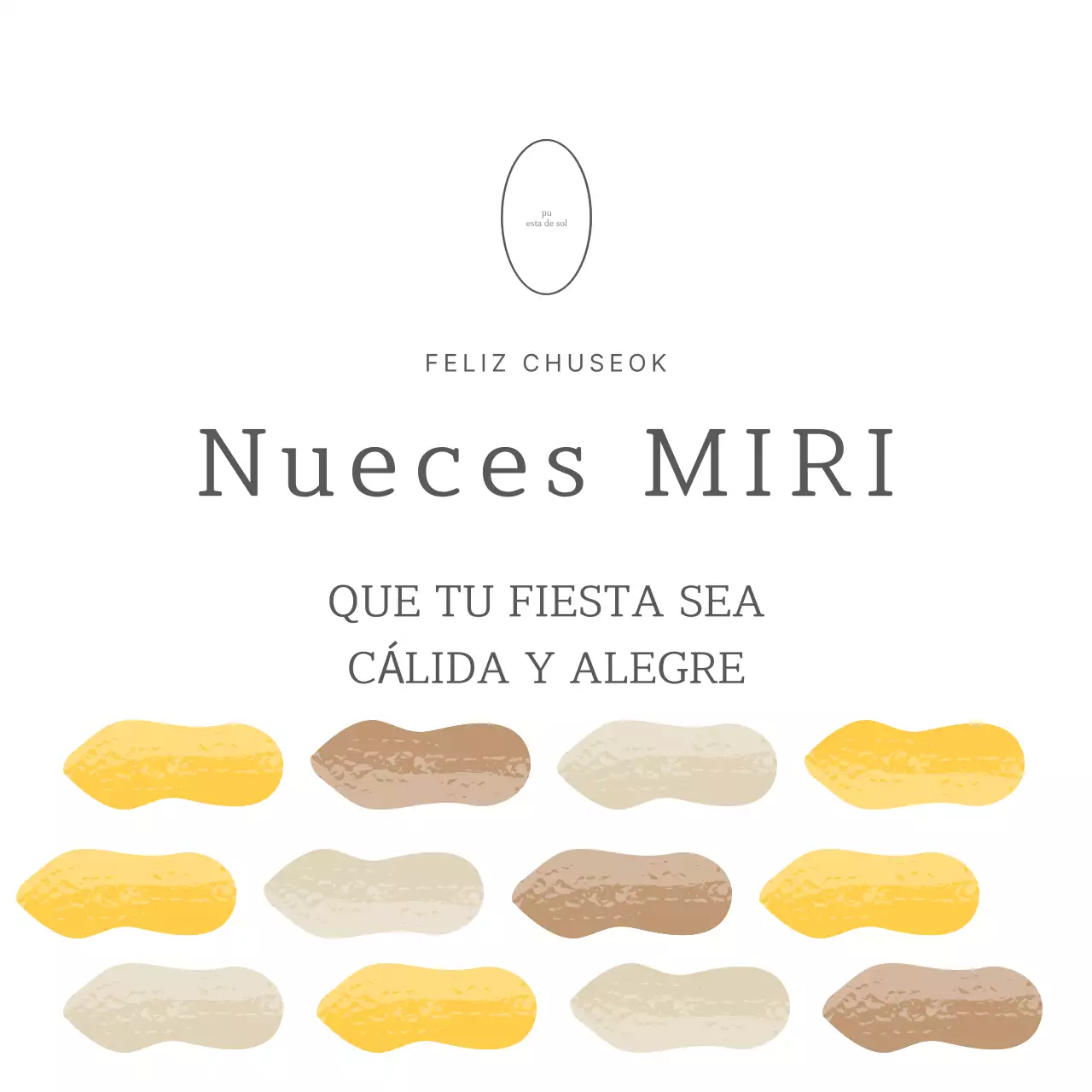 Evento tradicional amarillo de Chuseok