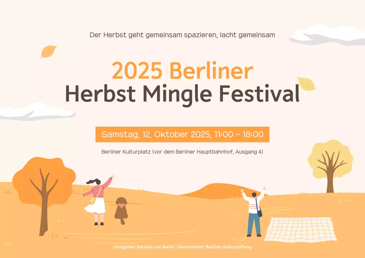 Beige Simple Festival Guide