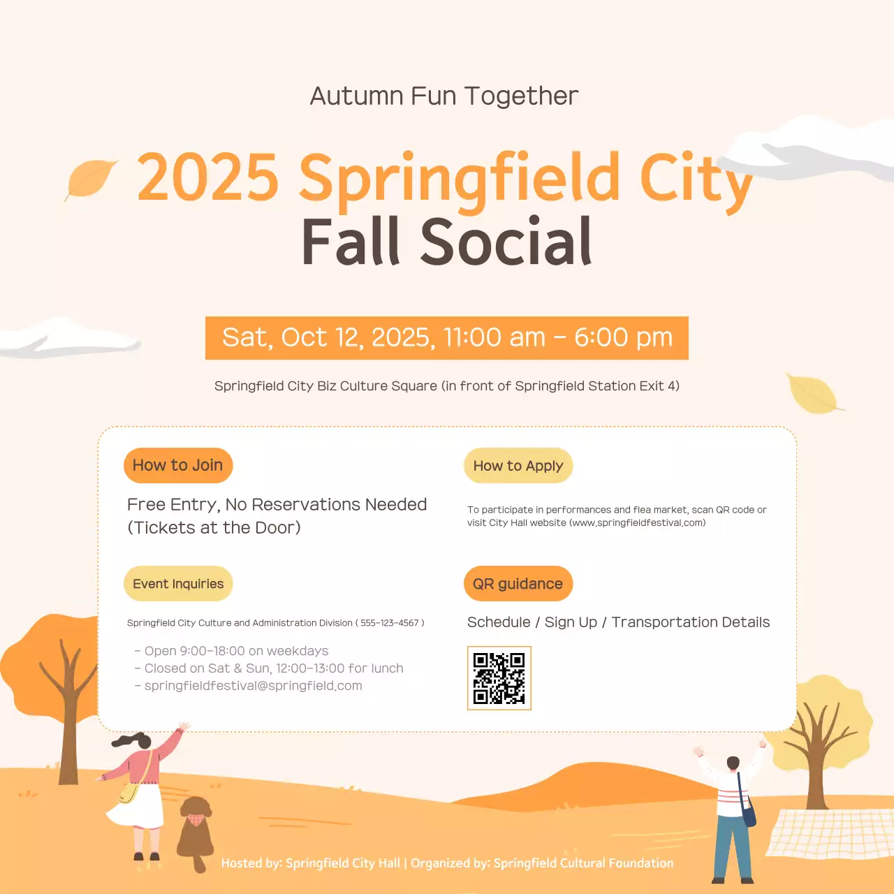 Beige Simple Festival Guide