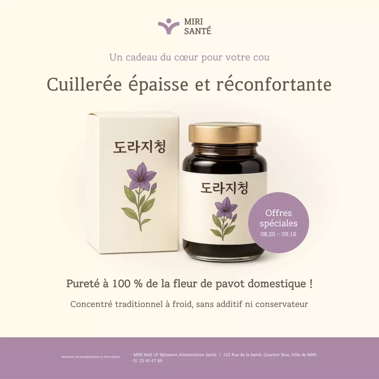 Promotion des produits de santé traditionnels beiges