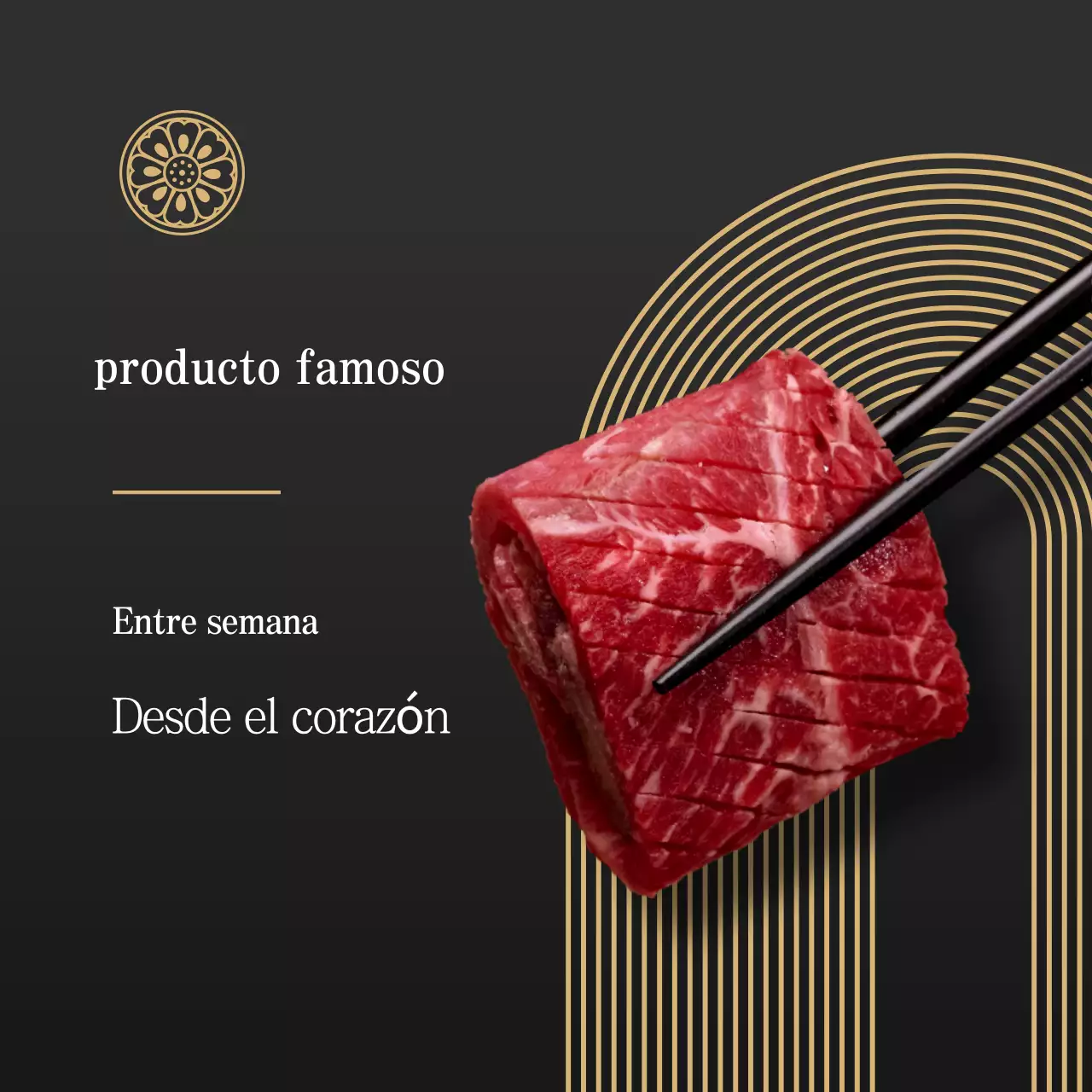 Anuncio de vacaciones de lujo negro