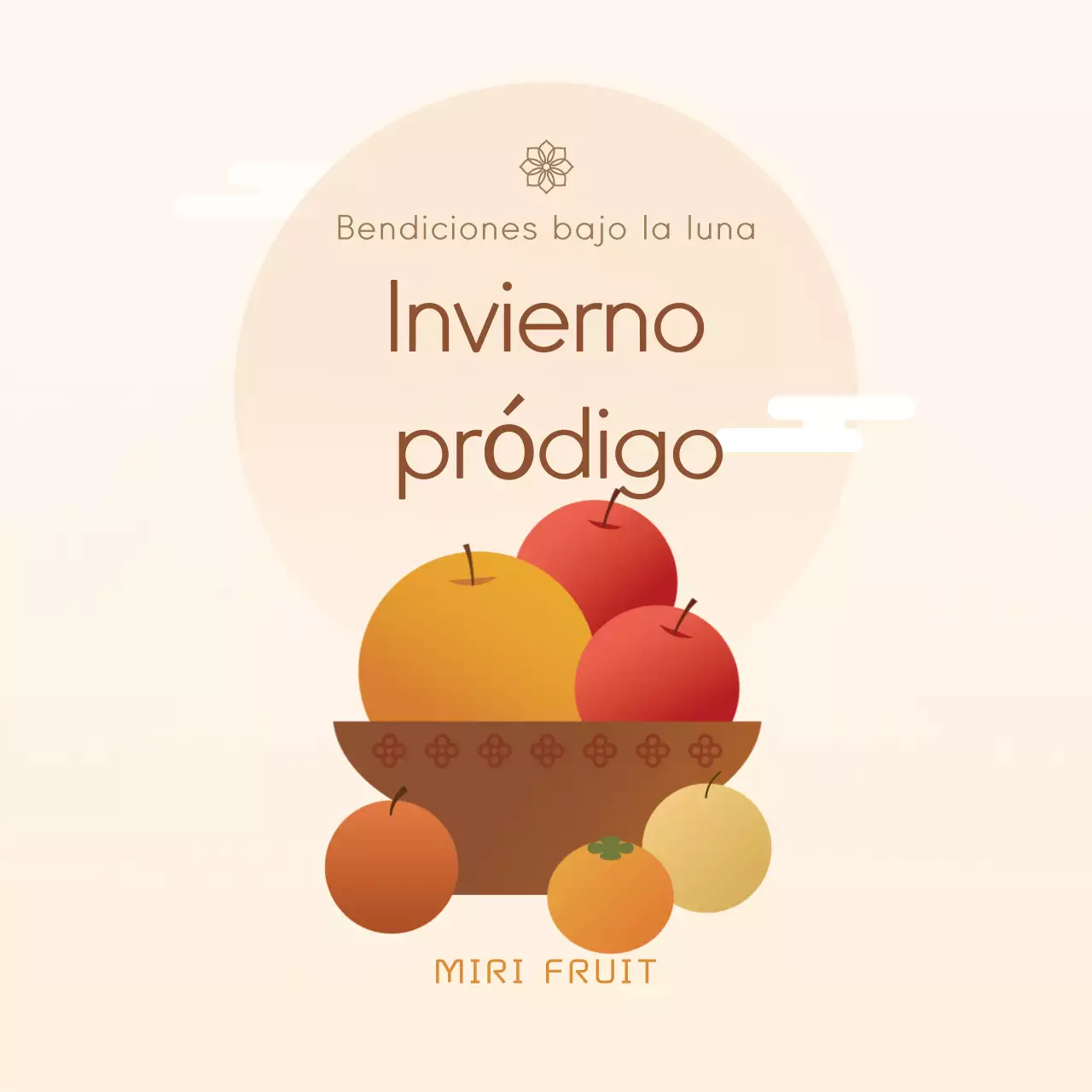 Promoción tradicional de Chuseok en beige