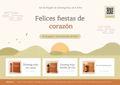 Evento tradicional de Chuseok beige