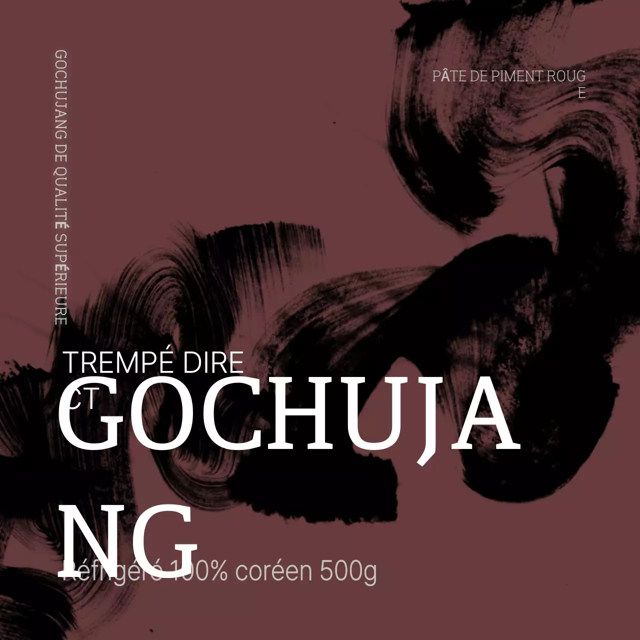 Emballage alimentaire traditionnel marron