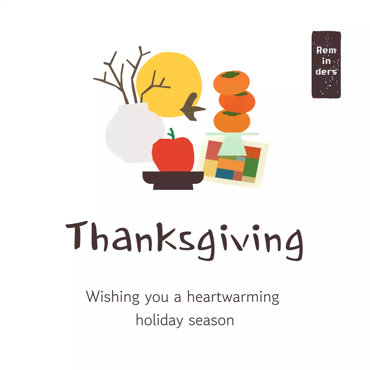 Lễ hội Chuseok truyền thống màu be