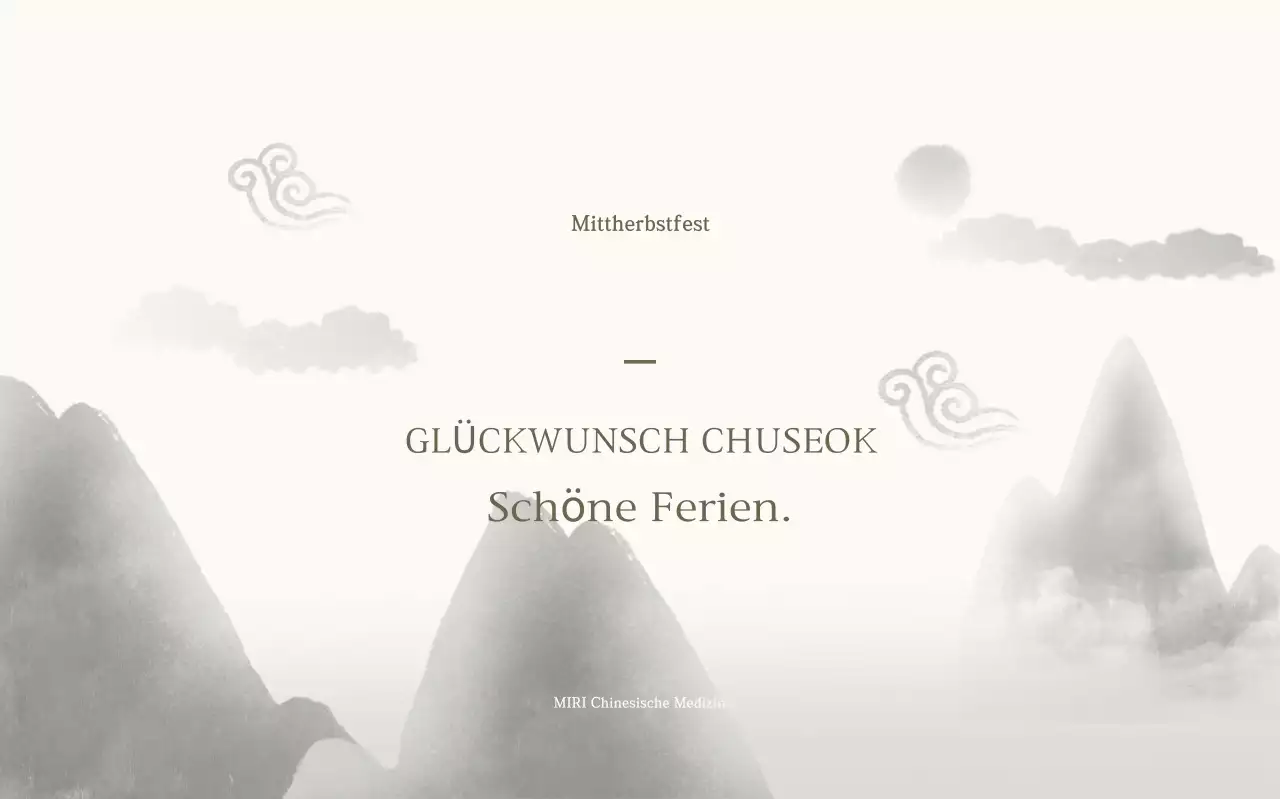 Traditionelles Schwarz-Weiß-Chuseok-Fest