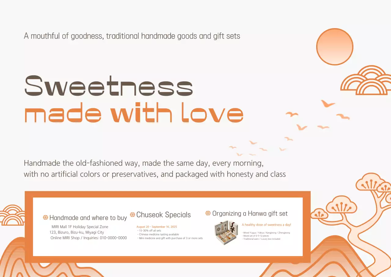 Promosi Set Hadiah Tradisional Jeruk