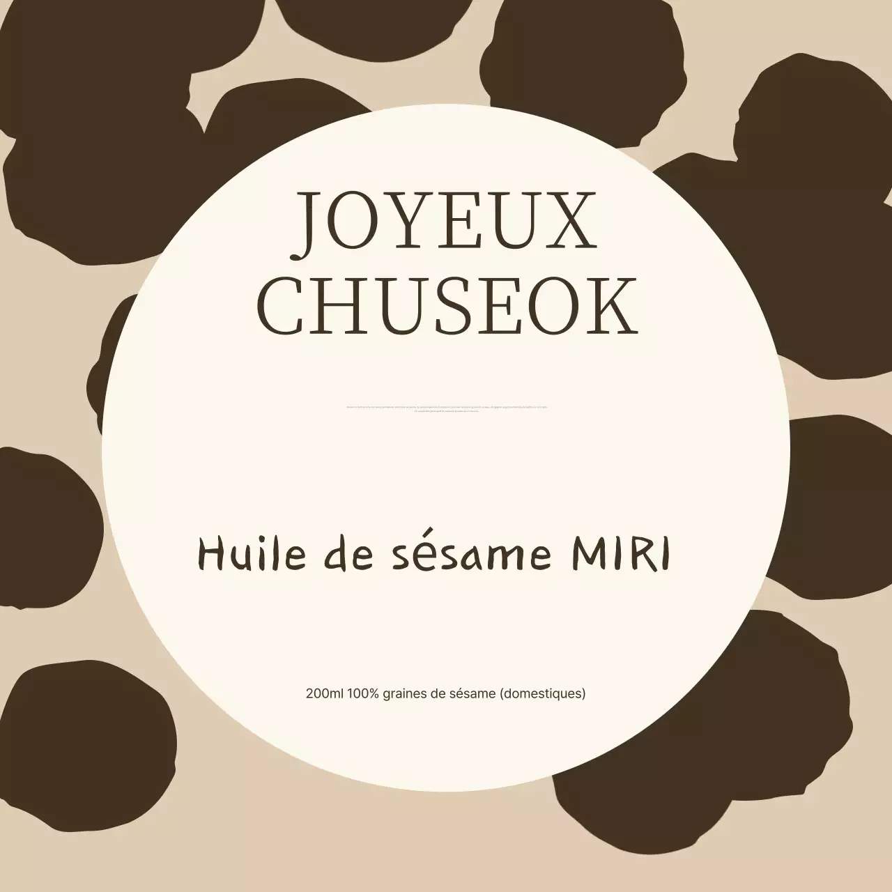 Célébration traditionnelle beige de Chuseok