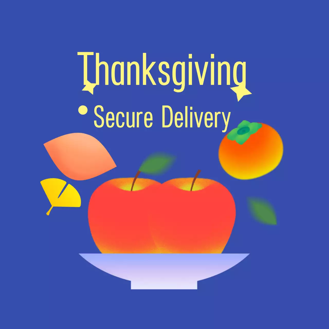 Promosi Chuseok Biru Sederhana