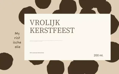 Bruin traditioneel Chuseok-geschenk