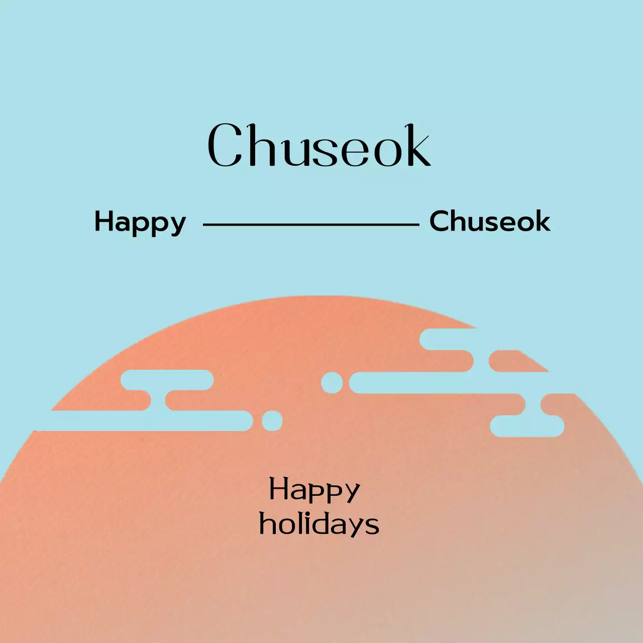 Pink Traditional Chuseok Festival