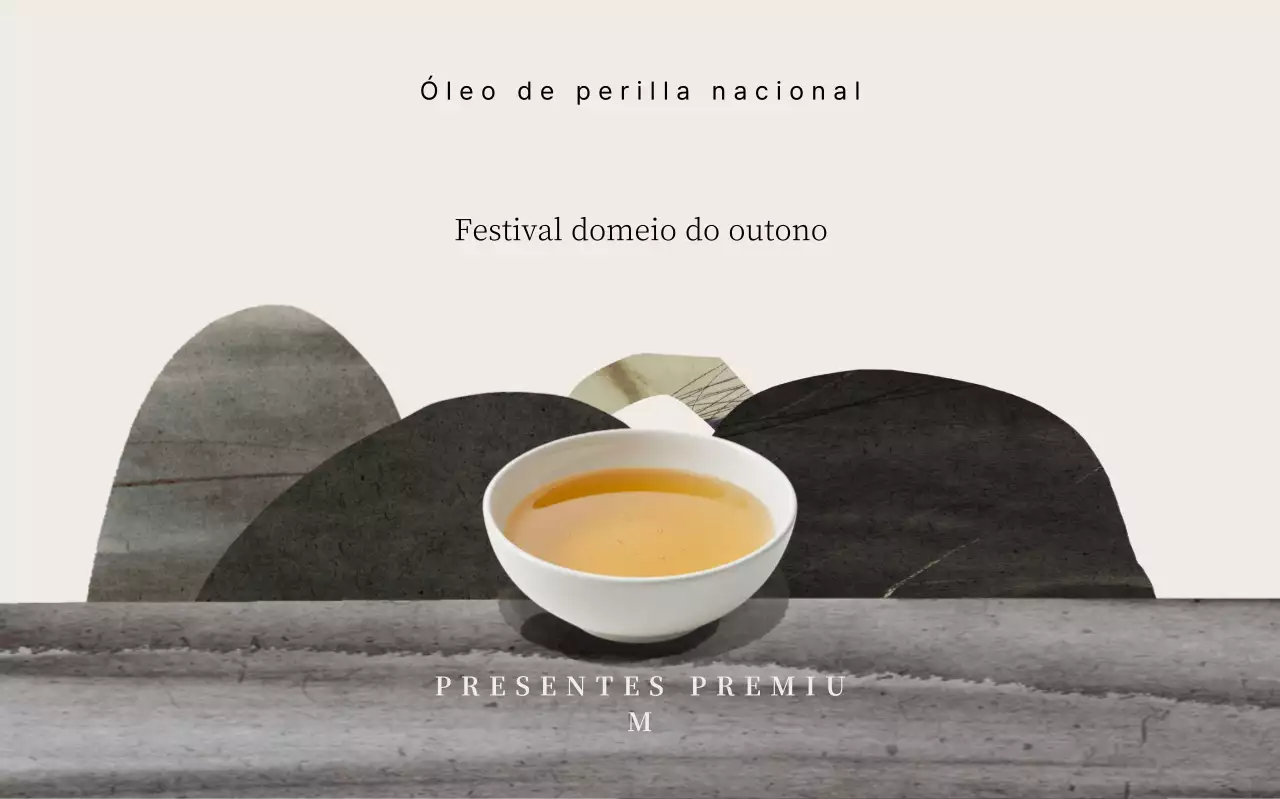 Promoção de conjunto de presente tradicional bege