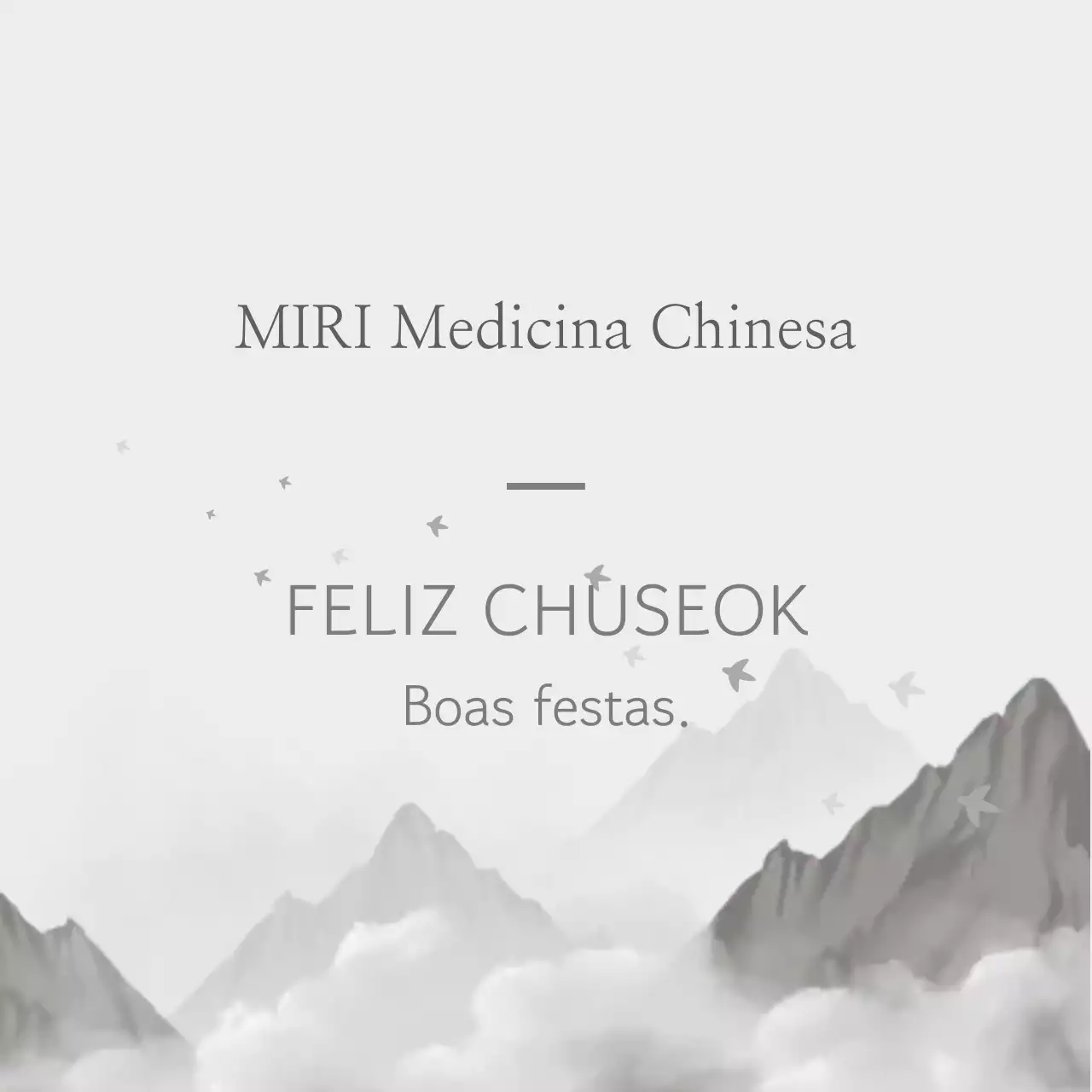 Festival Tradicional Chuseok Preto e Branco