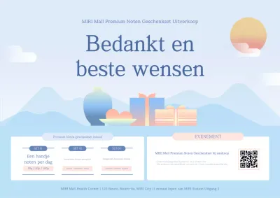 Promotie van de Sky Blue Simple Health Gift Set