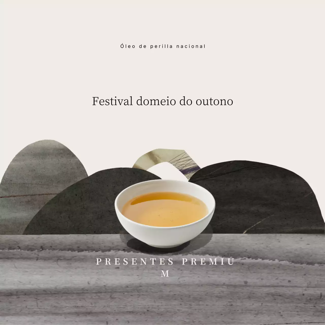 Presente tradicional bege Chuseok