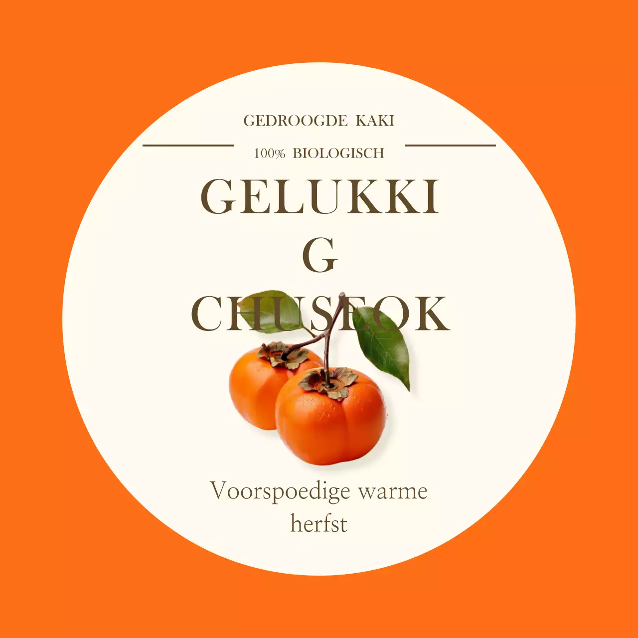 Oranje traditionele vakantiegroeten