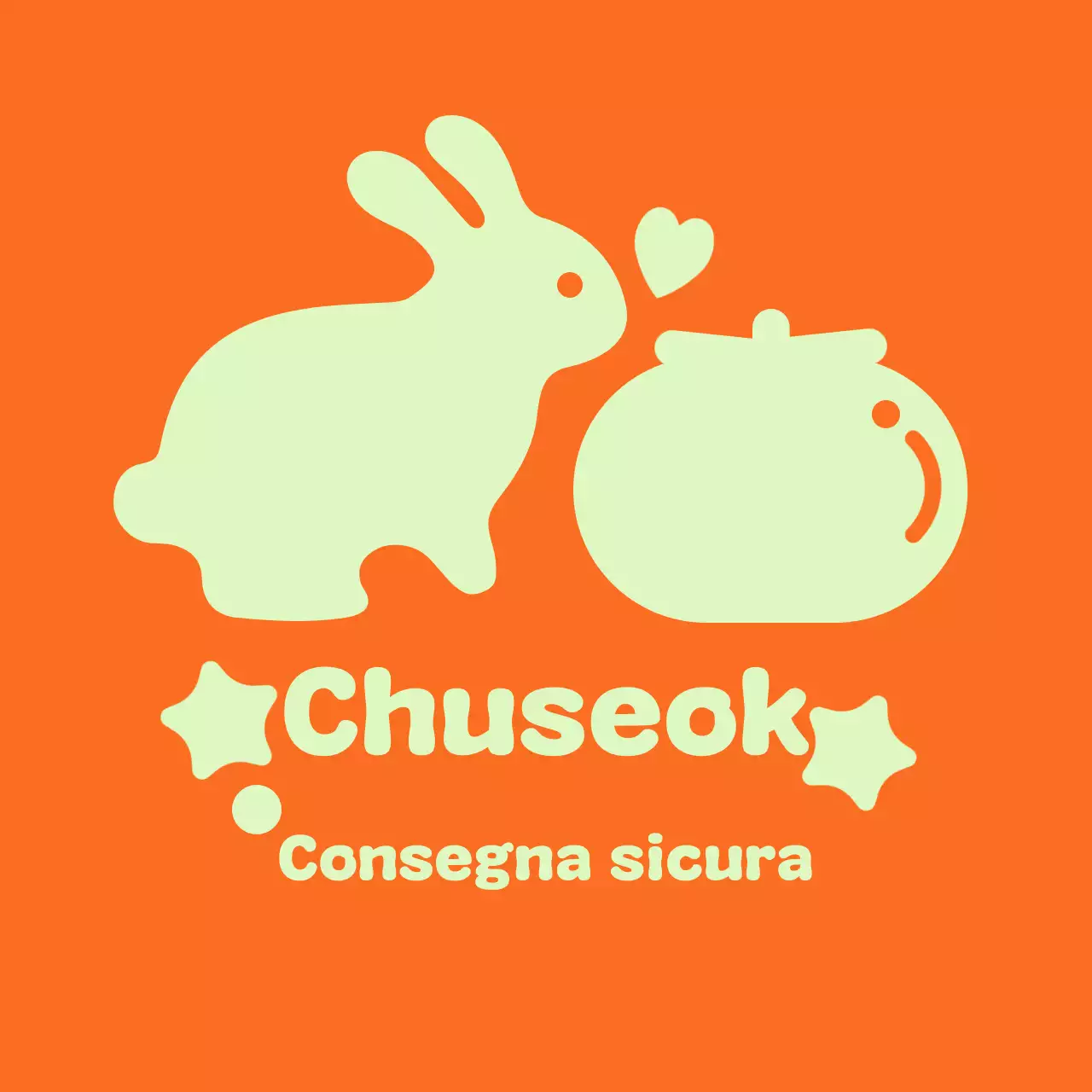 Pubblicità di Chuseok semplice arancione