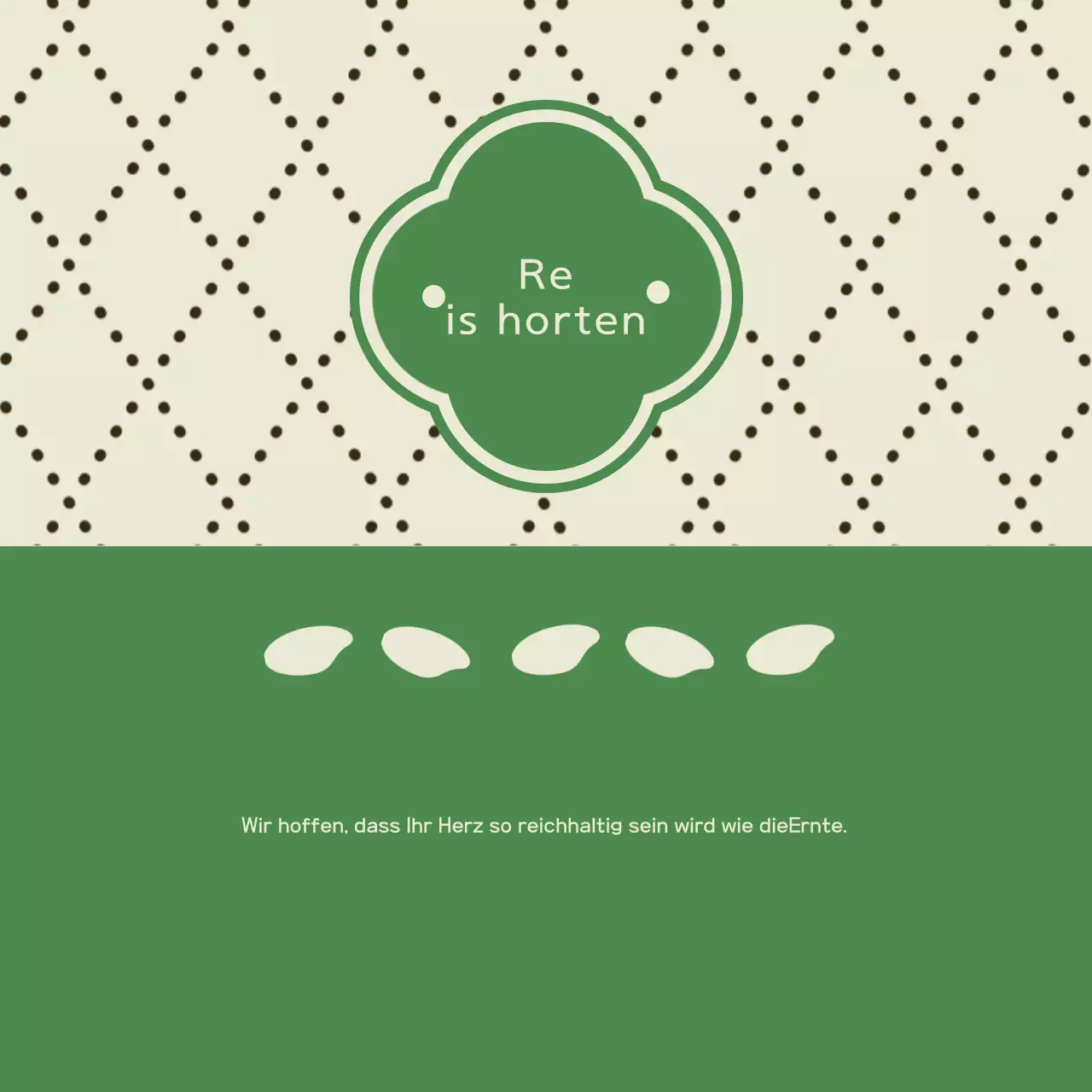 Einführung grüner traditioneller Chuseok-Produkte