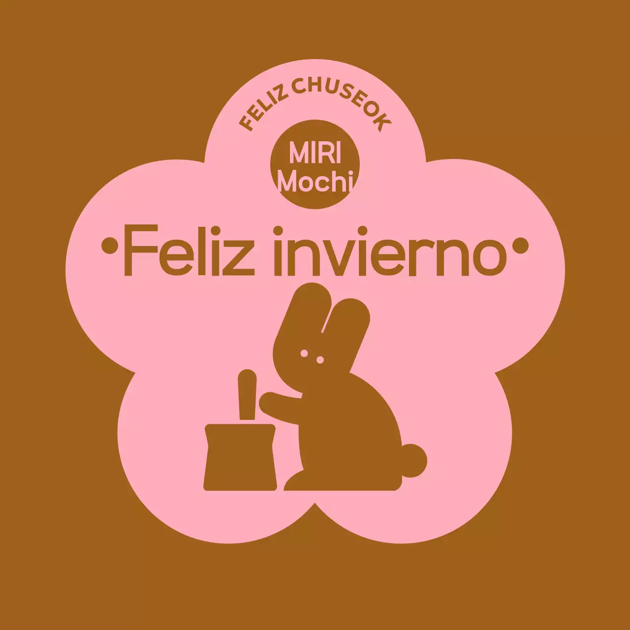 Evento tradicional de Chuseok marrón