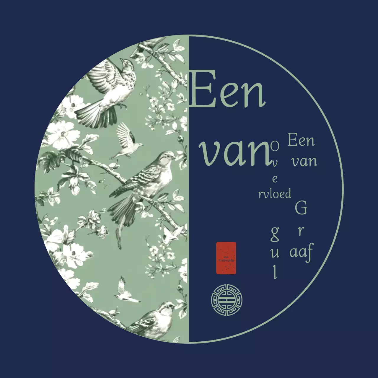 Blauwe traditionele vakantiegroeten