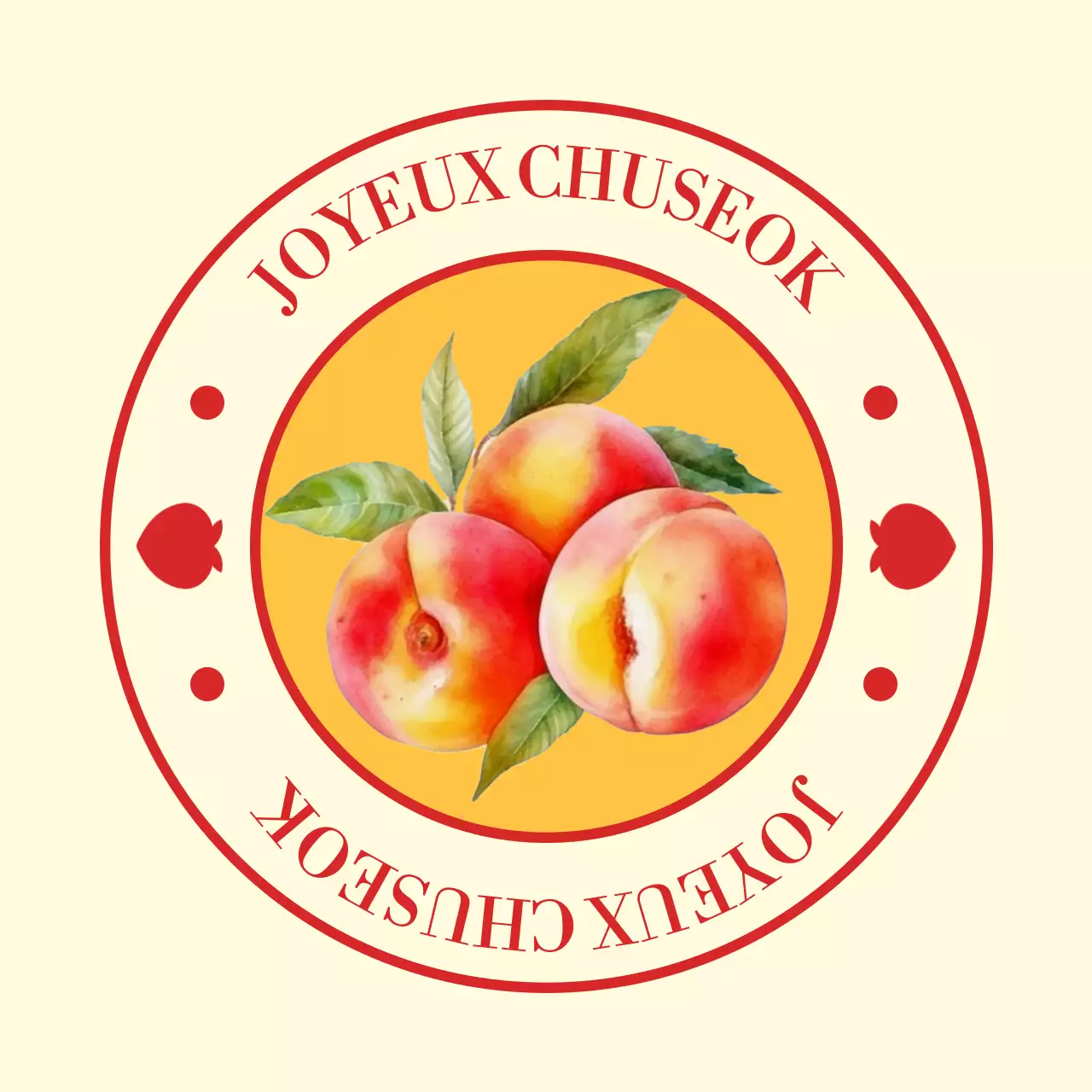 Célébration traditionnelle beige de Chuseok