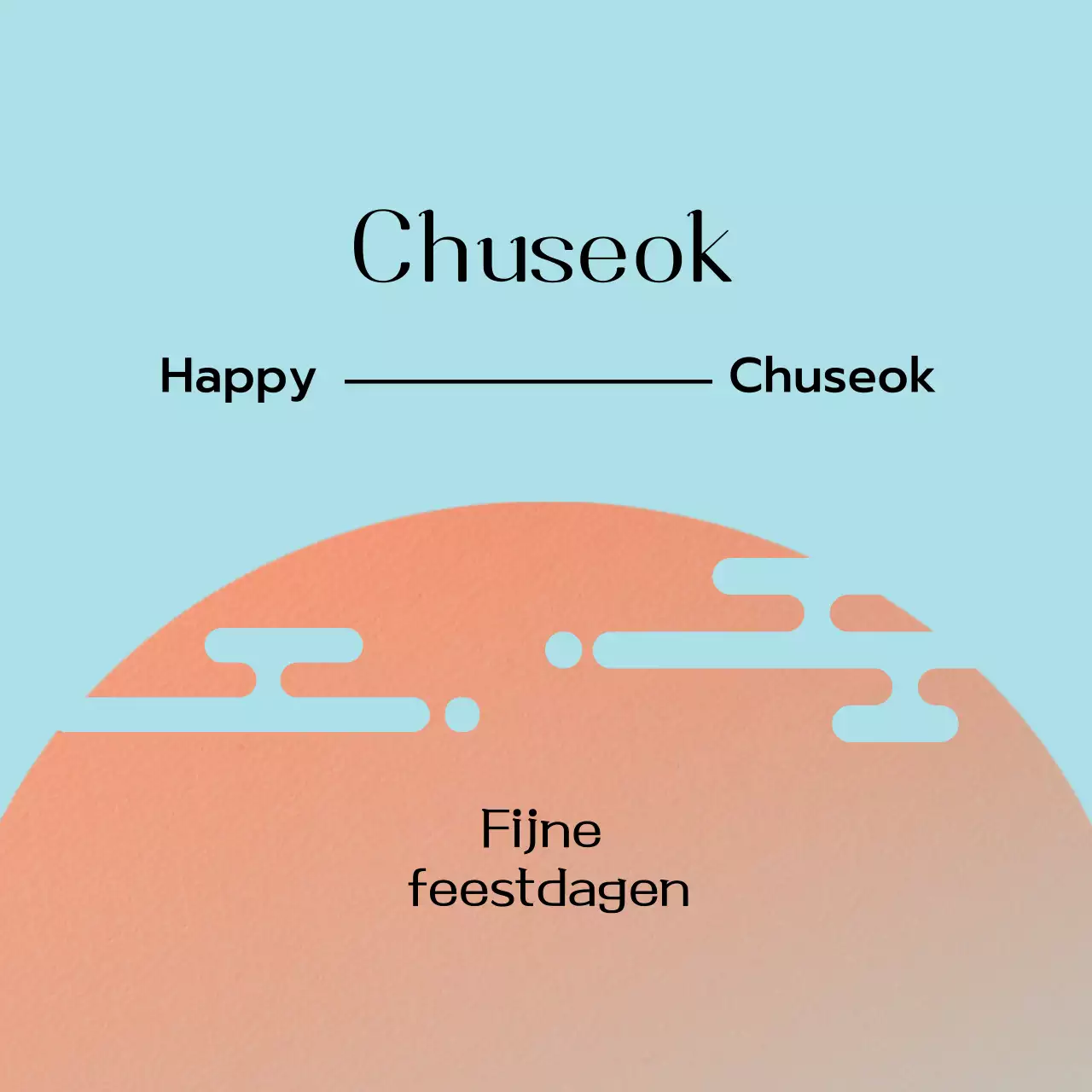 Roze traditioneel Chuseok-festival